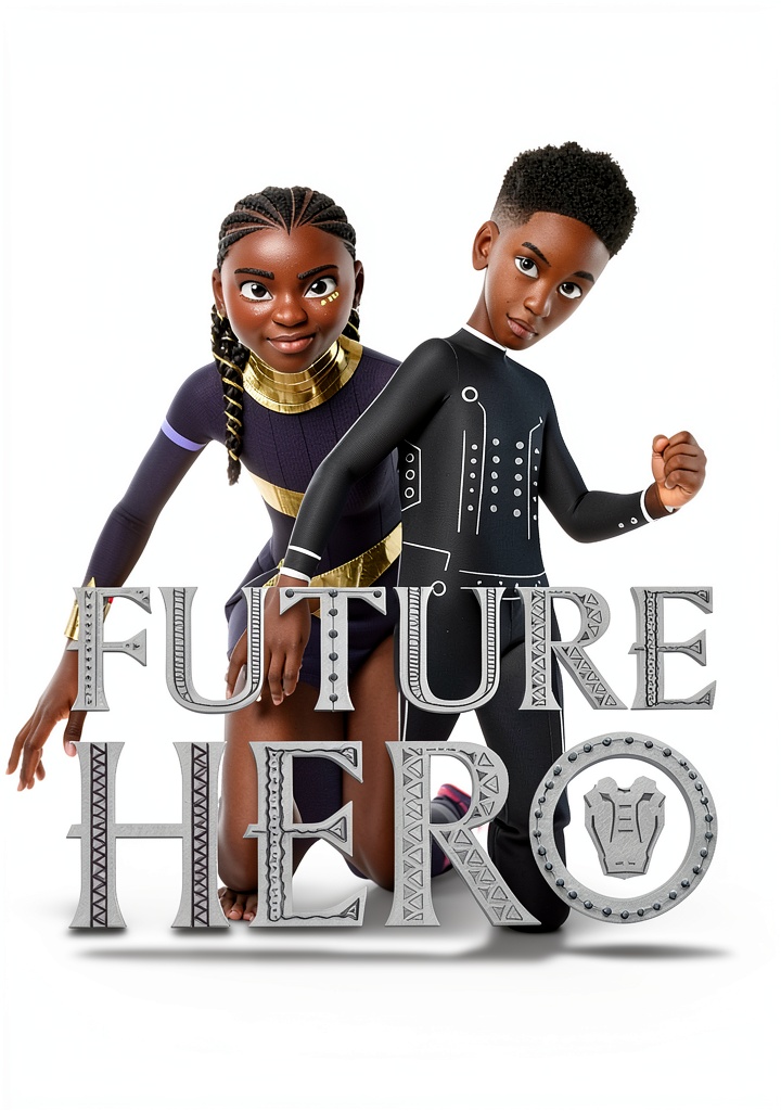 Installing Future Hero African Folk Tale Book 2 Kindle on a wooden desk