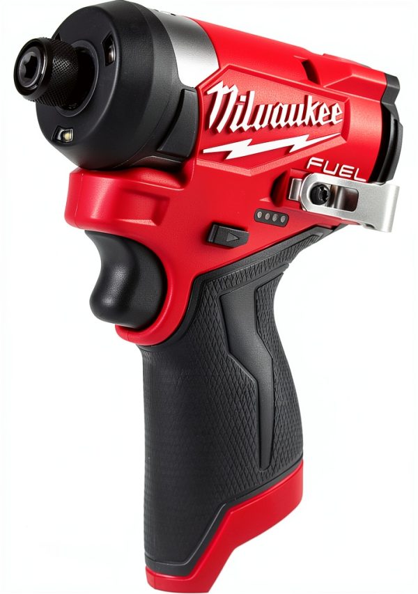 Milwaukee 1/4" Impact Driver M12 Fuel Red 12V Brushless Motor-0