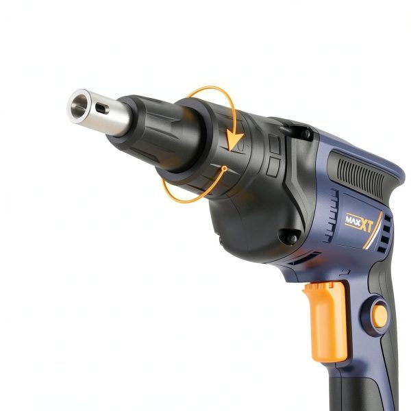 20V Drywall Screw Gun Brushless, MAXXT Cordless Lithium-Ion Brushless Self Feeding Drywall Screwdriver Autofeed 5000RPM with Collated Drywall Attachment（Included 2.0Ah Battery and Charger）-4
