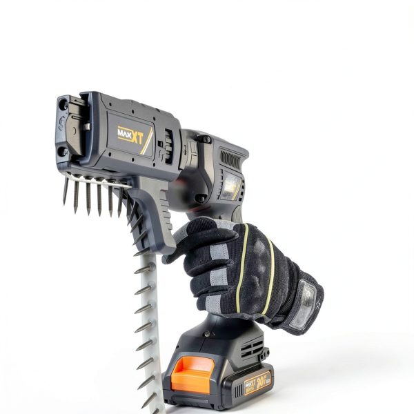 20V Drywall Screw Gun Brushless, MAXXT Cordless Lithium-Ion Brushless Self Feeding Drywall Screwdriver Autofeed 5000RPM with Collated Drywall Attachment（Included 2.0Ah Battery and Charger）-5