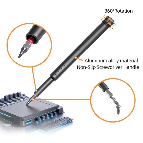 E1 MAX 3.7V Mini Screwdriver 44-in-1 Set with Magnetic Chuck Case-1