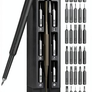 E1 MAX 3.7V Mini Screwdriver 44-in-1 Set with Magnetic Chuck Case-0
