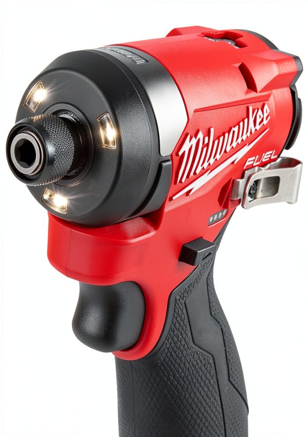 Milwaukee 1/4" Impact Driver M12 Fuel Red 12V Brushless Motor-3
