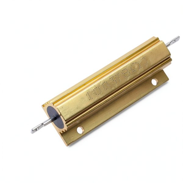 BokWin 5 Pcs 100W 8Ohm 5% Wirewound Aluminum Shell Gold Load Equalizing Resistors for Ring Doorbell, Car Light, Audio, Elevator-4