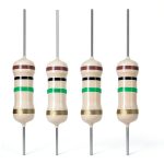 1M Ohm Carbon Film Single Fixed Resistor 1/4 W (0.25 Watts) 5% Tolerance, (1M R, 1M ohm, 1M Ω) Resistor (10 Pack)-0