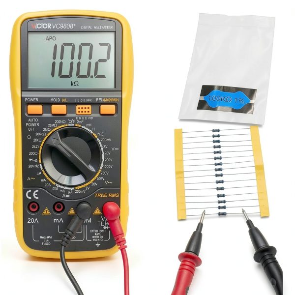 EEEEE 61 Values (Pack of 1095) 1% 0.25w Resistor Book kit, 1Ω-10MΩ RoHS Compliant for Arduino, Assorted resistors Set, Assortment ohm Pack (Ω, K, M)-3