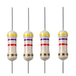 4.7K Ohm Carbon Film Single Fixed Resistor 1/2 W (0.5 Watts) 5% Tolerance, (4.7K R, 4.7K ohm, 4.7K Ω) Resistor (10 PCS)-0